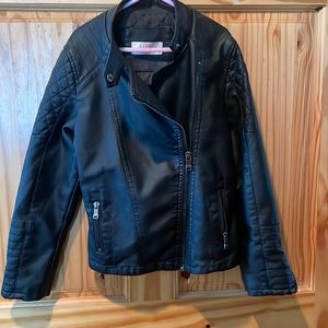 Girls leather jacket